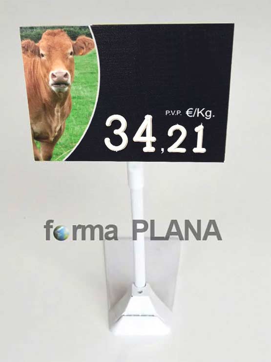 Portaprecios ternera plano para rotulador 2022