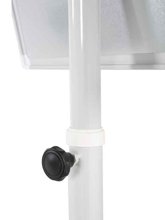 Pizarra Magnética con Ruedas con regulación de altura