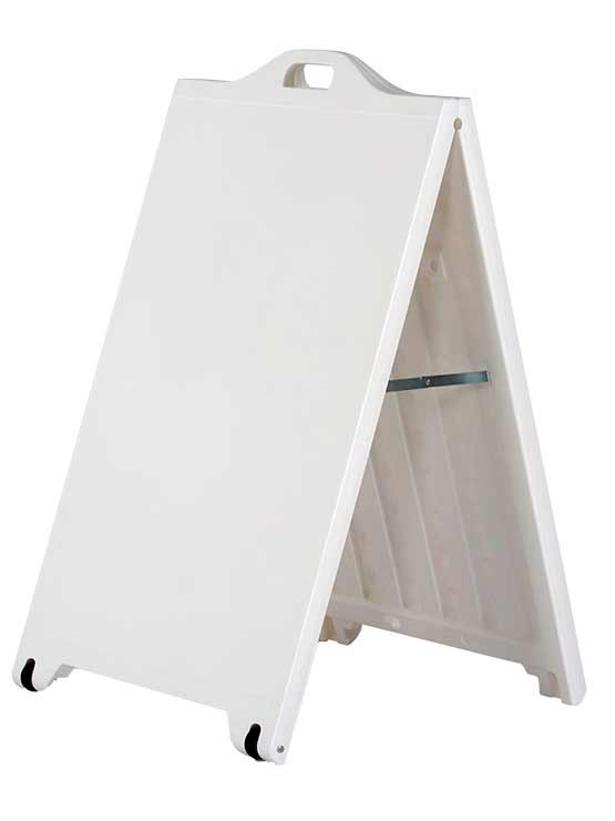 Caballete con ruedas de plástico para exteriores