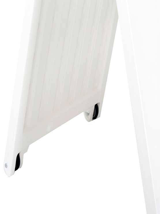 Caballete publicitario con ruedas