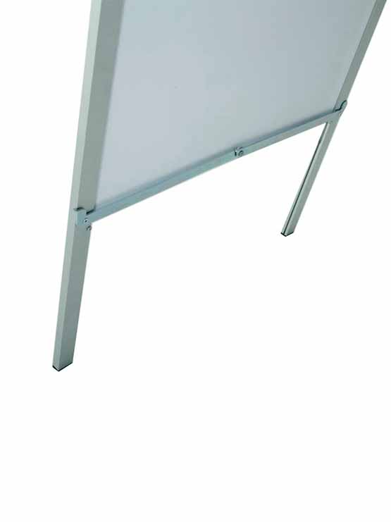 Detalle patas Caballetes para cartón pluma