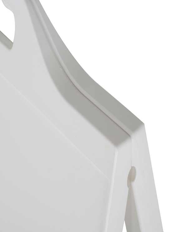 Detalle superior caballete de plástico