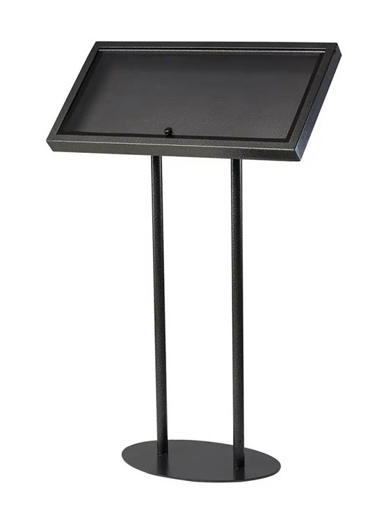 Porta cartas menús magnético vista delantera