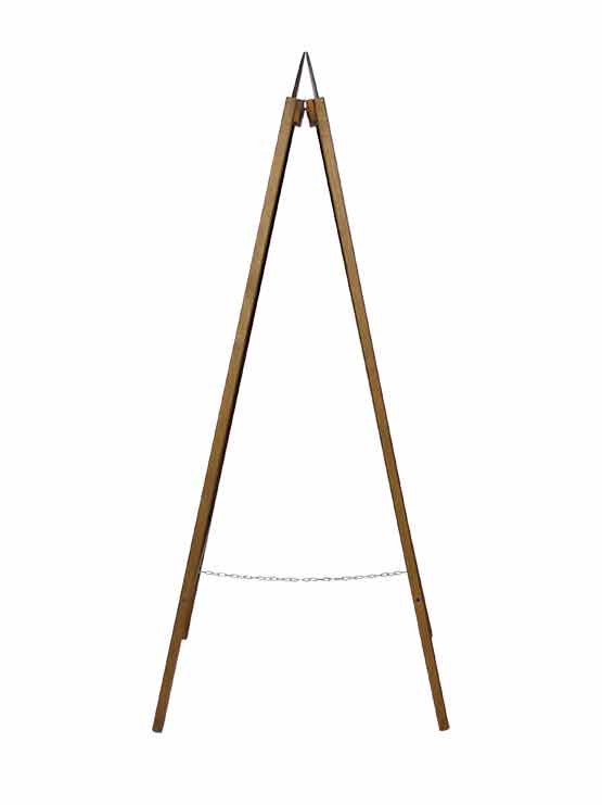 Lateral Pizarra doble intercambiable de Caballete