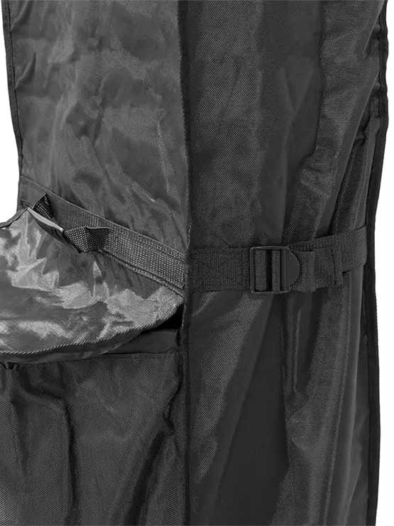 Detalles Bolsa con ruedas para carpas 3x6