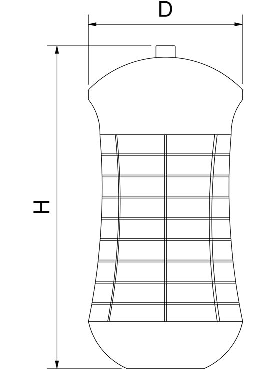 Exterminador de insectos para interiores medidas