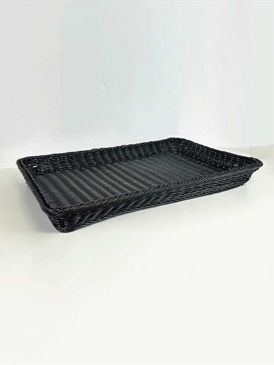 Cesta imitación mimbre 600x400x60 mm