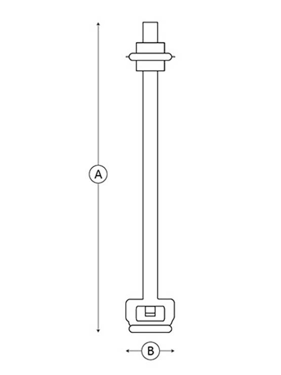 Llaves para bases planas esquema