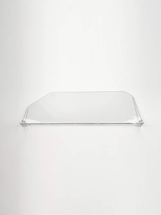 Separador transparente para estantes de lineales